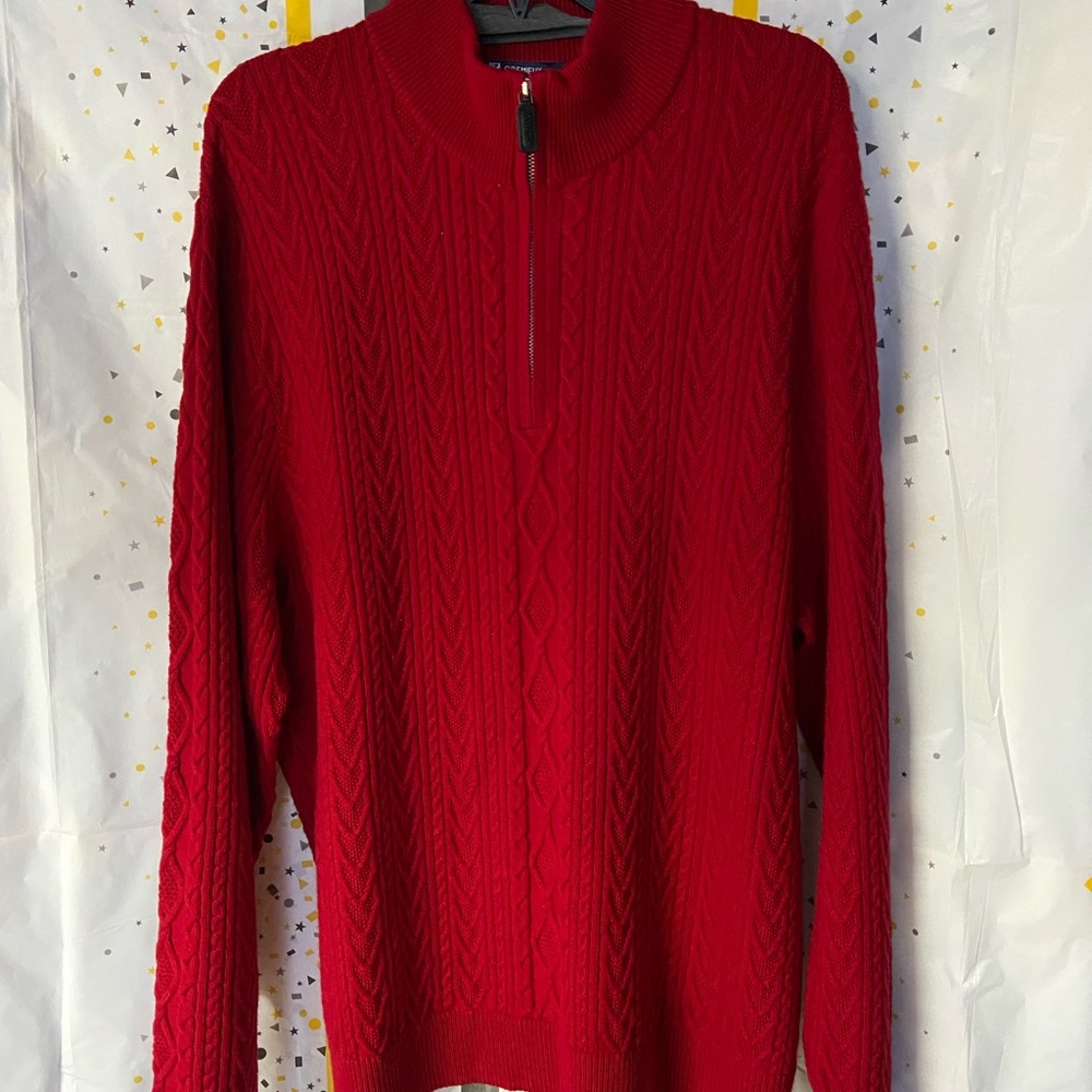 Cremieux Collection Red Sweater for Men